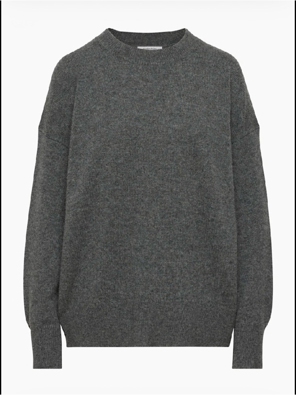 Aritzia Luxe Cashmere Toba Sweater 2xs (oversized - fits like small) - Charcoal